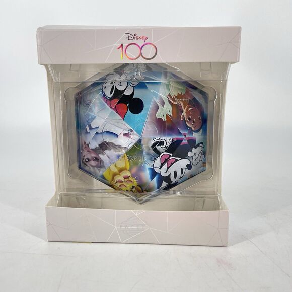 Disney Facets D100Paperweight Centennial YearMickey Mouse Simba ElsaTiana - Picture 1 of 3